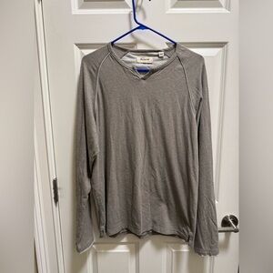 Men's Gray Long Sleeve Shirt